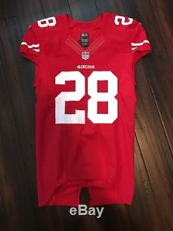 Carlos Hyde San Fracisco 49ers Game Jersey