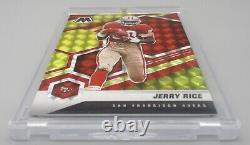 1/1 80/80 Jerry Rice 2021 Panini Mosaic Prizm Jersey # Color Match 49ers