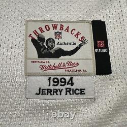 100% AUTHENTIC MITCHELL & NESS 1994 SAN FRANCISCO 49ers JERRY RICE JERSEY 52 XXL