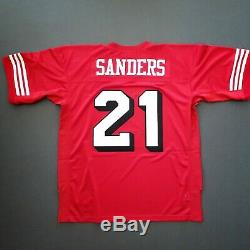 100% Authentic Deion Sanders 94 49ers Mitchell Ness NFL Jersey Size 52 2XL Mens