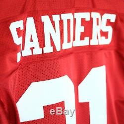 100% Authentic Deion Sanders Mitchell & Ness 49ers NFL Jersey Size Mens 48 XL