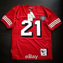 100% Authentic Deion Sanders Mitchell & Ness 94 49ers NFL Jersey Size L 44