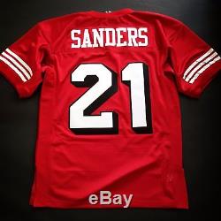 100% Authentic Deion Sanders Mitchell & Ness 94 49ers NFL Jersey Size Mens 48 XL
