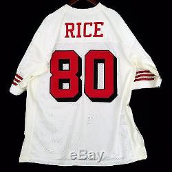 100% Authentic Jerry Rice Mitchell & Ness 49ers NFL Jersey Size 52 2XL