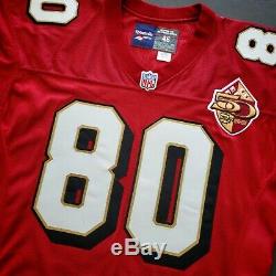 100% Authentic Jerry Rice Reebok 1996 49ers Pro Cut Jersey Size 46 Mens