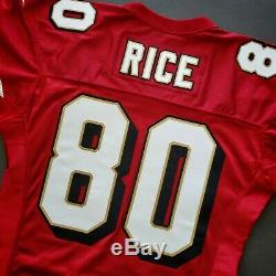 100% Authentic Jerry Rice Reebok 1996 49ers Pro Cut Jersey Size 46 Mens