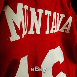 100% Authentic Joe Montana Mitchell & Ness 49ers NFL Jersey Size 52 2XL