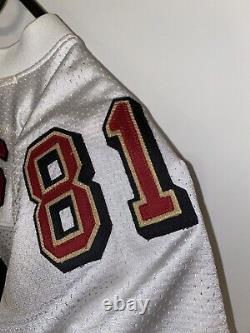 100% Authentic Rare Terrell Owens #81 San Francisco 49ers Reebok Jersey 54 White