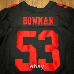 100% Authentic San Francisco 49ers NaVorro Bowman Nike Elite Jersey Size 52 2XL