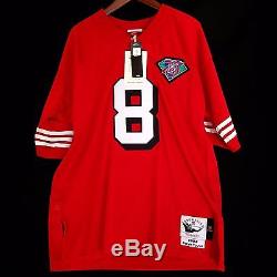 100% Authentic Steve Young Mitchell & Ness 49ers NFL Jersey Size 48 XL