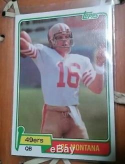 1981 Topps #216 Joe Montana RC 49ers Rookie Card MINT SHARP Centered Clean TWO