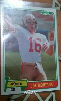 1981 Topps #216 Joe Montana RC 49ers Rookie Card MINT SHARP Centered Clean TWO