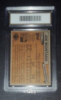 1981 Topps #216 Joe Montana Rc 49ers Hof Mint 9 Rookie Card
