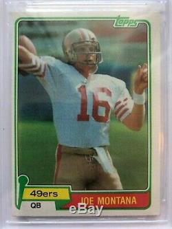 1981 Topps 216 Joe Montana Rookie BGS SGC 10 Pristine Gold Football Card HOF Lot