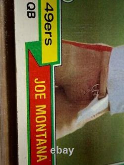 1981 Topps #216 Joe Montana Rookie Card BGS BCCG 10 Mint++