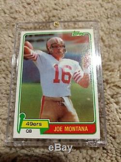 1981 Topps #216 Joe Montana SF 49ers ROOKIE RC CENTERED ORIGINAL