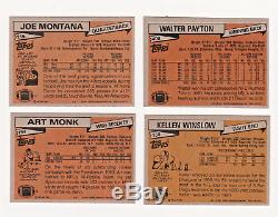1981 Topps Football Complete Set of 528 Nm/Mt Joe Montana's Rookie Year
