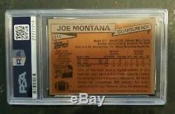 1981 Topps Football Joe Montana ROOKIE RC #216 PSA 9 MINT