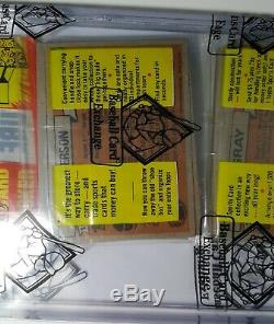 1981 Topps Football Rack Pack Cain Bbce Authenticated Possible Montana Rookie