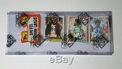 1981 Topps Football Rack Pack Walker Bbce Authenticated Possible Montana Rookie