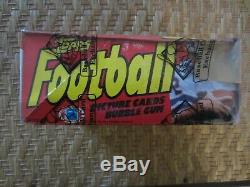 1981 Topps Football Wax Box Joe Montana Rookie 10k Bbce Wrapped/sealed Wow