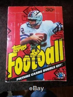 1981 Topps Football Wax Pack Box Bbce Authenticated Joe Montana Rc