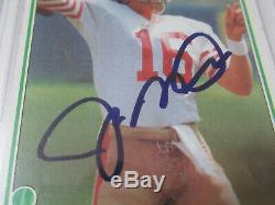 1981 Topps JOE MONTANA Rookie #216 PSA /DNA Auto Autograph Rookie RC 49ers 49ers