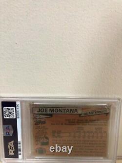 1981 Topps JOE MONTANA Rookie Card #216 PSA 10 RC GEM MINT RARE HOF 49ers