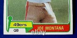 1981 Topps Joe Montana Football Card #216 Rookie Rc Nm/mt