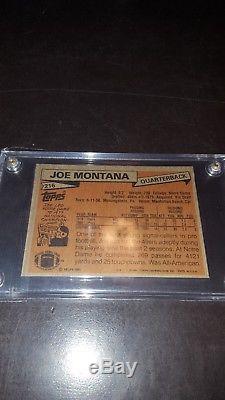 1981 Topps Joe Montana RC #216 Football Card