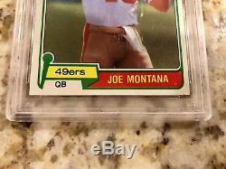 1981 Topps Joe Montana RC #216 Rookie Card HOF PSA 9! Mint Condition