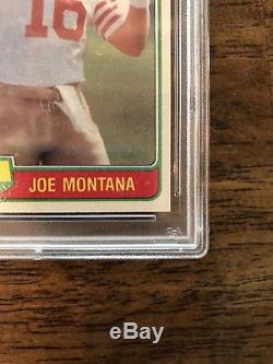 1981 Topps Joe Montana RC #216 Rookie Graded PSA 9! MINT CONDITION! HOF