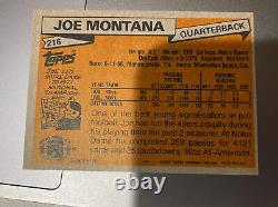 1981 Topps Joe Montana Rookie Nm Mt! Strong PSA submission