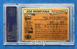 1981 Topps Joe Montana Rookie RC #216 PSA 9 San Francisco 49ers (BB MO)