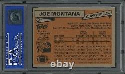 1981 Topps Joe Montana Rookie San Francisco 49ers # 216 GEM MINT PSA 10