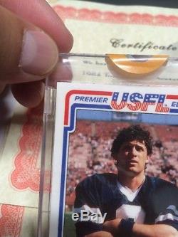 1984 Topps Steve Young 1/1 Rookie Rc Cards Both One Of A Kind Vault Coa 49'ers