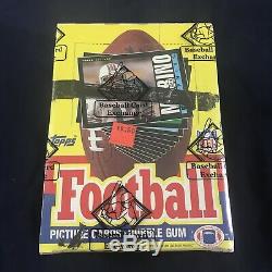 1985 Topps Football Full Box 36 Factory Sealed Wax Packs BBCE