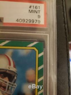 1986 Topps #161 Jerry Rice 49ers Rookie Psa 9 Mint! Hot Card