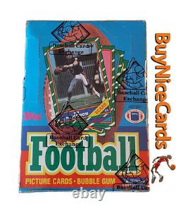 1986 Topps Football Hobby Wax Box BBCE Non Close Out Possible Jerry Rice RC