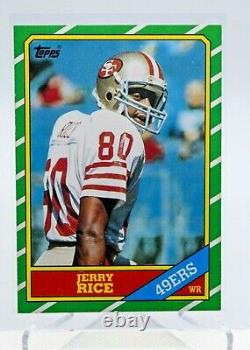 1986 Topps Football Jerry Rice Rookie Card #161