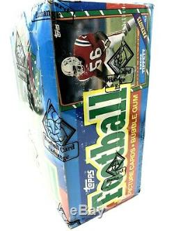 1986 Topps Football Unopened Wax Box BBCE Wrapped (Jerry Rice, Steve Young RC)