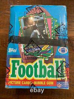 1986 Topps Football Wax Box BBCE (Jerry Rice, Perry, Young)