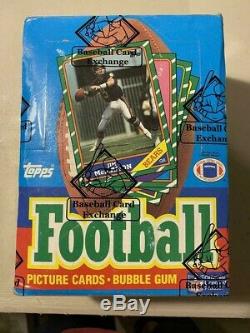 1986 Topps Football Wax Box Jerry Rice RC PSA 10 BBCE FASC From Sealed Case