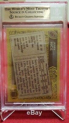 1986 Topps JERRY RICE #161 RC, graded BGS 9.5! (1 of only 59 BGS 9.5's!)