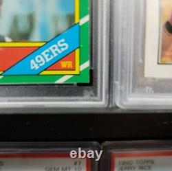 1986 Topps Jerry Rice PSA 9 Auto 10, pop 10, none higher