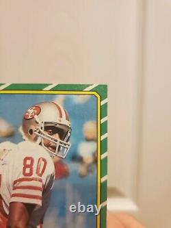 1986 Topps Jerry Rice Rookie Card #161 RC HOF GOAT