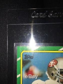 1986 Topps Jerry Rice Rookie Mint RC 49ers Football Potential PSA 9