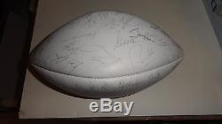 1989 Super Bowl XXIII Champs San Francisco 49ers Team Signed Football JSA withCase