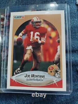 1990 Fleer #10 Joe Montana San Francisco 49ers Error Card Authentic
