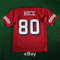 1994 Jerry Rice San Francisco 49ers Mitchell & Ness Red Authentic Jersey Men's